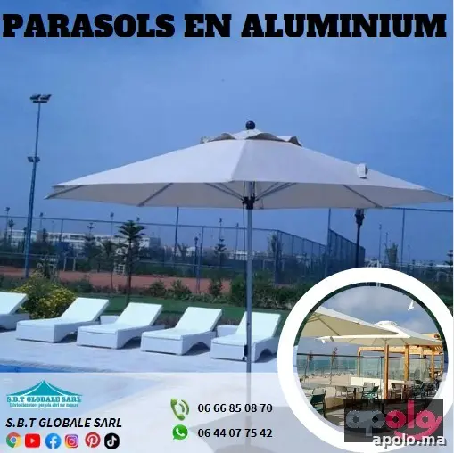 Parasols en aluminuim 